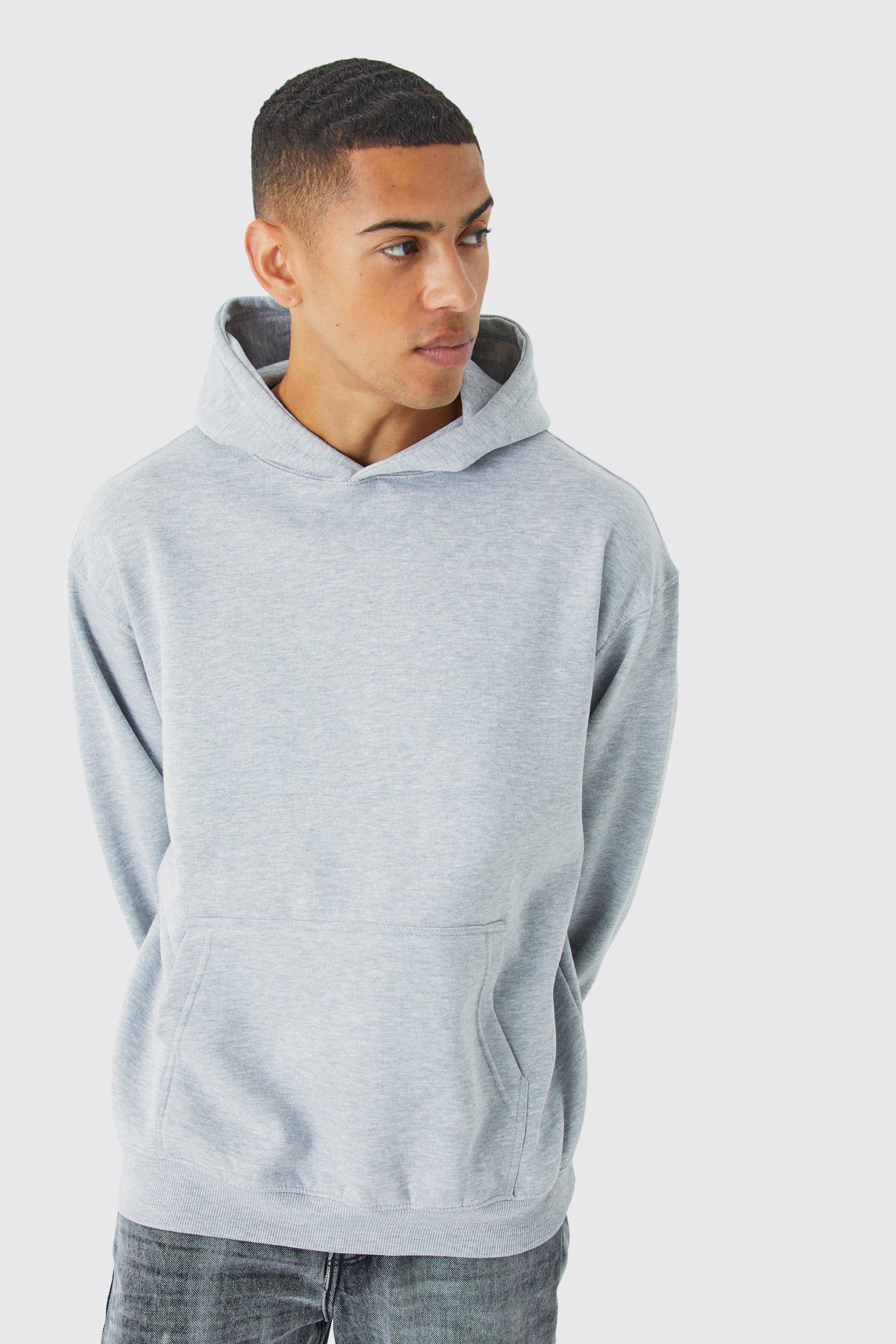Boohoo grey hoodie hot sale